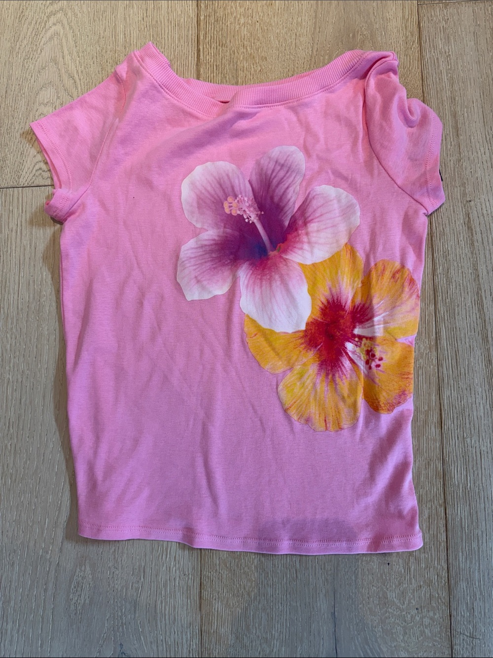 Target Pink Floral Short Sleeve Tee